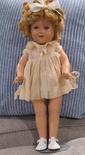 Vintage Shirley Temple Dolls Composition Play Doll 18 Inch Dress