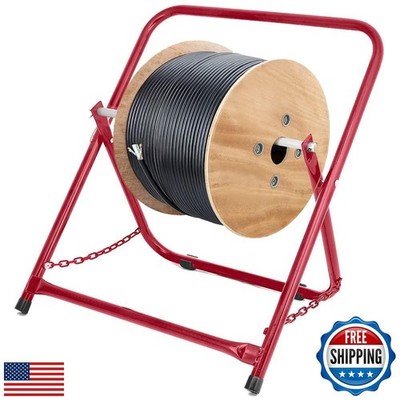(New Item) AdirPro Durable Single Axle Cable Caddy - Commercial Grade Steel