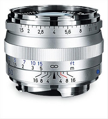 Carl Zeiss ZM 1.5/50mm   C-Sonnar T* Chrome Silber