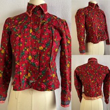 Vintage Kalotaszegi Hungarian Transylvanian Folk Blouse XS As Is