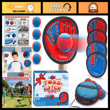 Toss and Catch Ball Game Set - Kids Baseball Glove Ball, Outdoor Family Fun, B