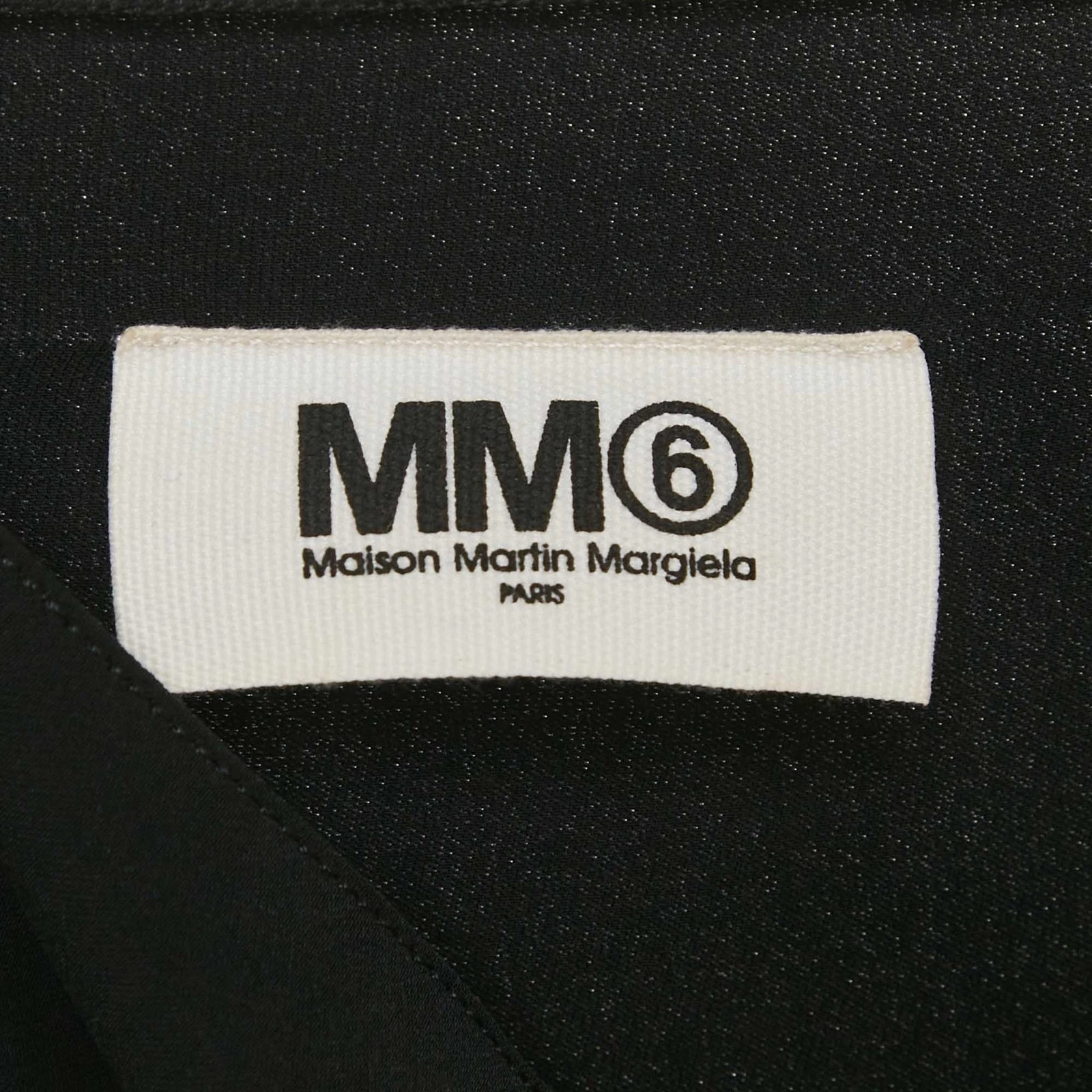 MAISON MARGIELA Abito corto MM6 Maison Martin Margiela caftano dettaglio coulisse L