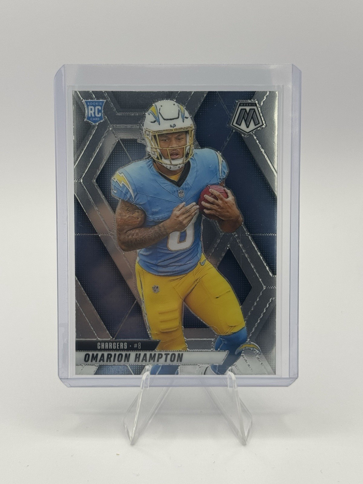 2025 Mosaic - Omarion Hampton Rookie #335 Los Angeles Chargers RC