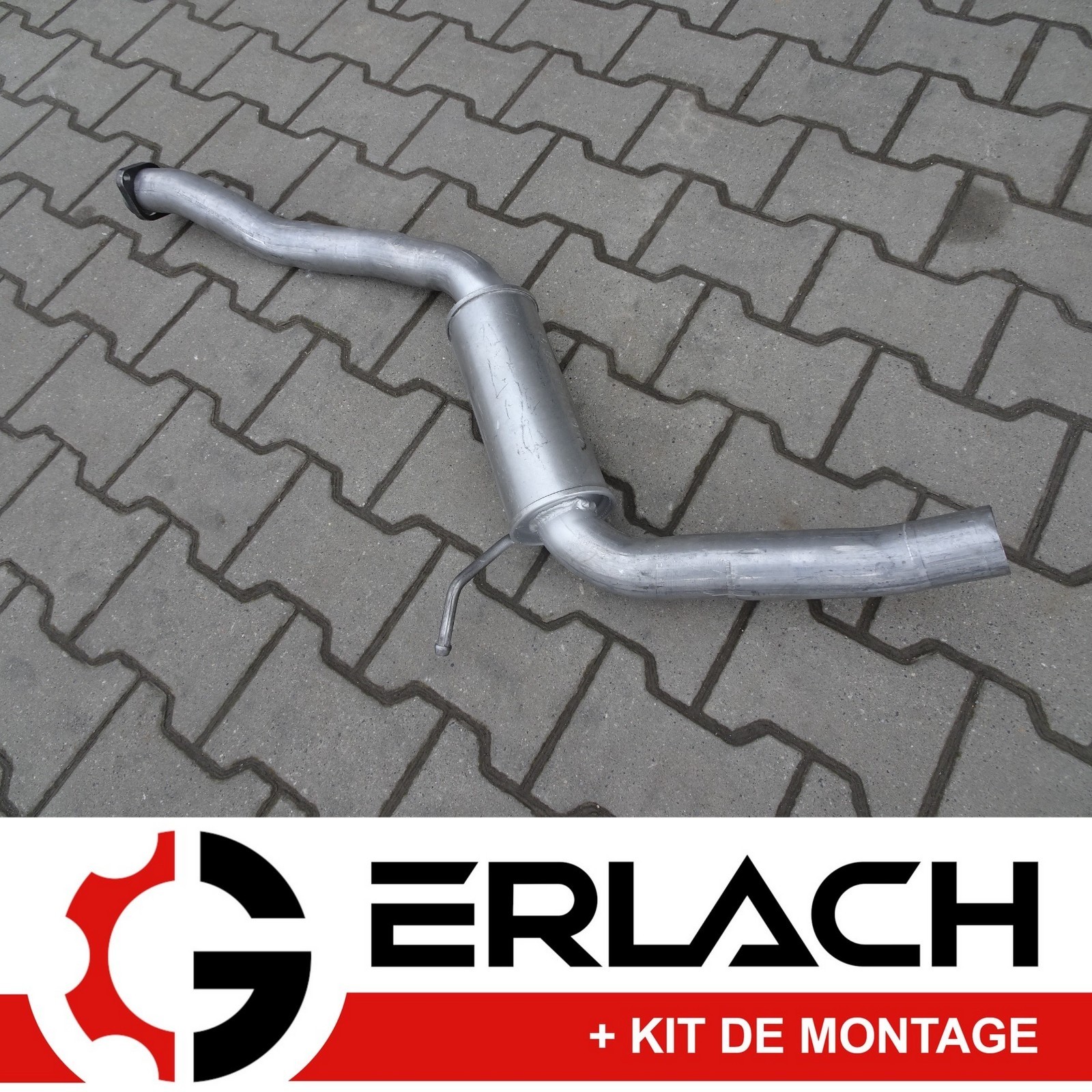 Silencieux intermediaire 2976 Alfa Romeo GT 2.0 JTS et 156 2.5 V6 pot echappement