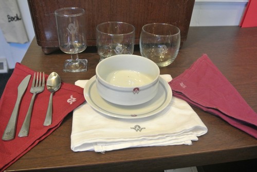 Rare Aviation Collectable: America West First Class Dinnerware Set