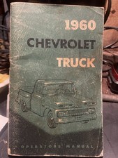 1960 Chevrolet Truck Original Operators Manual 1960 Chevrolet Truck Original Operators Manual