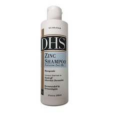 DHS Zinc Shampoo for Dandruff  Seborrheic Dermatitis, 8 oz