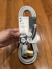 UtiliTech 6 Foot Dryer Power Cord NEW Gray UTD100306 30 AMP 10/3 Gauge