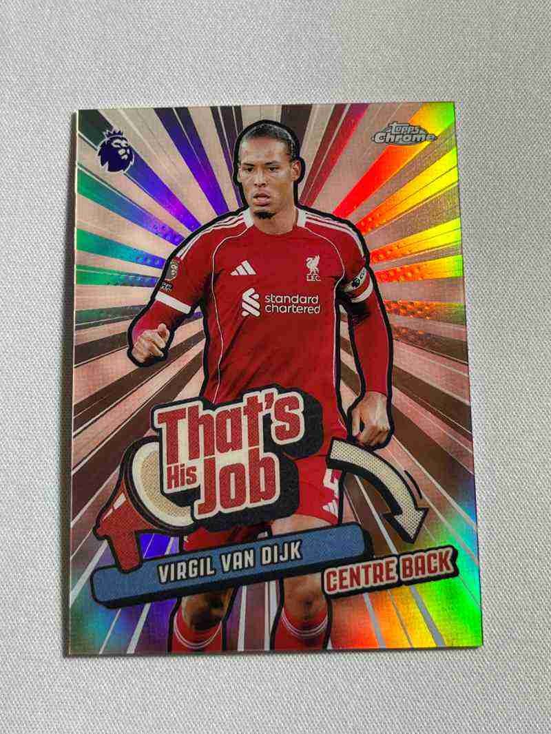 2025-26 Topps Chrome EPL English Premier League Pick Insert - Buy More & Save