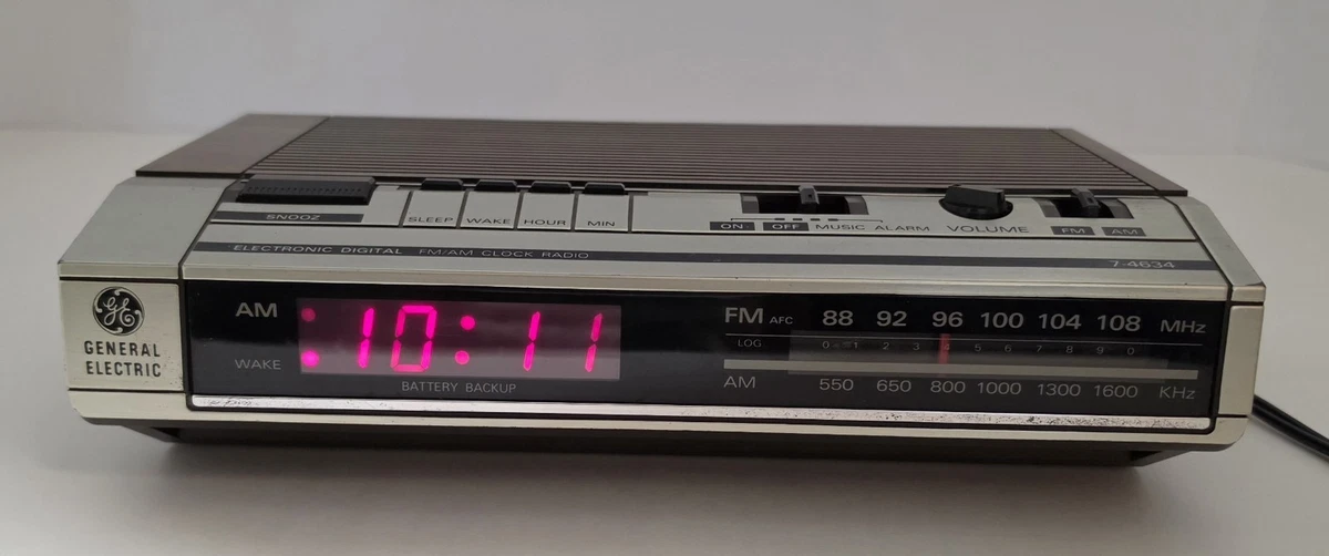 Vintage Digital Clock In Alarm Clocks for sale - eBay
