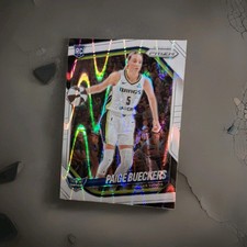 Panini 2025 Prizm WNBA Paige Bueckers RC White Seismic Prizm #5 Wings