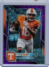 2025 Bowman Chrome University DeSean Bishop #67 Fuchsia Diamond /225