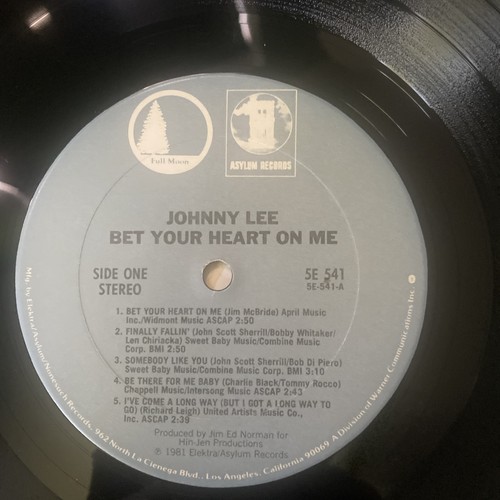 Johnny Lee Album Bet Your Heart On Me Vinyl LP - Picture 12 of 14