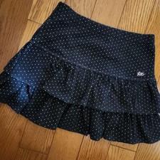 Mezzo Piano Polka Dot Frill Skirt Two Tier Cute Kids Girls Size 120cm japan