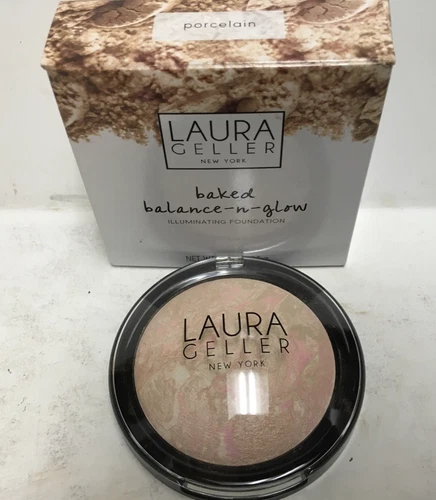 Laura Geller Baked Balance-N-Glow  Illumination Foundation ( Porcelain) 0.28 oz