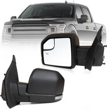 F150 Driver Side Mirror compatible with 2015-2020 Ford F-150 with Blind Spot Gla