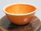HULL POTTERY MID CENTURY ORANGE BATTER BOWL