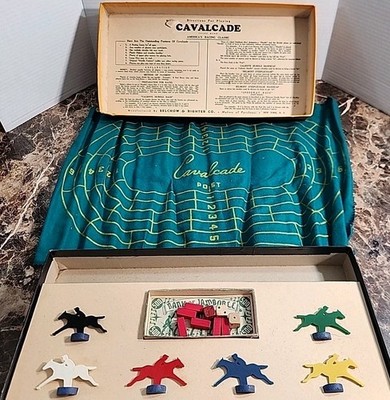 Selchow & Righter Boardgame Cavalcade Box VG