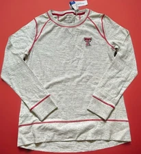 New Texas Tech Raiders NCAA Women’s  Tommy Bahama Tobago Crew SWEATSHIRT XS