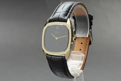 ◇N MINT++◇ Seiko 6020-5260 Dolce Men's Quartz Watch Black Dial