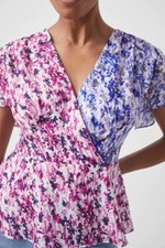 Image of Courtney Crepe V-Neck Top French Connection