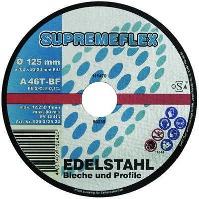 Trennscheibe supreme-flex inox 125x1,2mm Trennscheibe 125,00mm