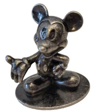Disney Magic Kingdom Board Game Pewter  Mickey Mouse Pawn Replacement Part