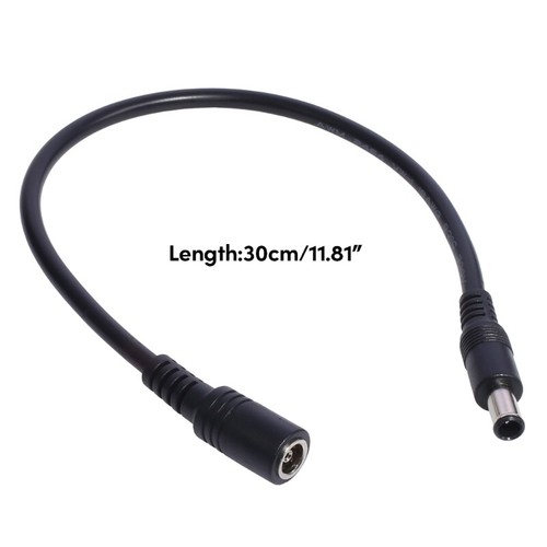 Laptop Adapter Charger Wire Line Double Ended DC6.5mmx4.4mm Extension Cord Black - Afbeelding 8 van 8