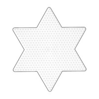 Hama BüGelperlen Stiftplatte - Stern Groß Stiftplatte Steckplatte Vorlage Midi