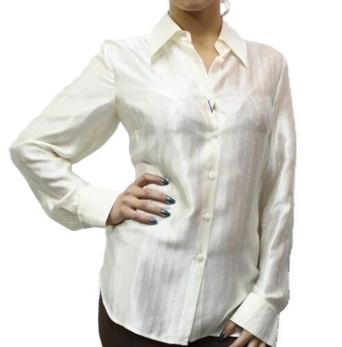 CAMICIA 179 €-70% KRIZIA DONNA I95837H07265 PANNA ult.mis.disp. 52 A/I. - Zdjęcie 1 z 2