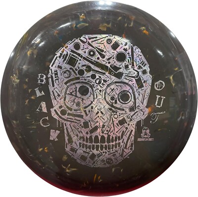 DOOMSDAY DISCS Blackout Disc Golf Fairway Driver - Landfill Recycled Plastic