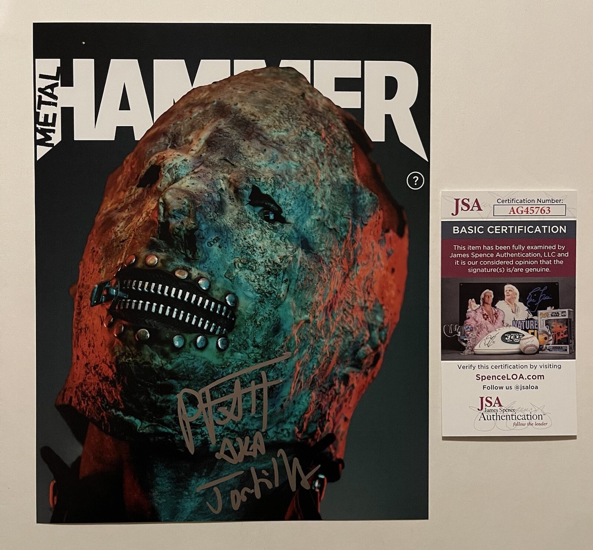 TORTILLA MAN SIGNED 8X10 PHOTO SLIPKNOT MICHAEL PFAFF 'THE