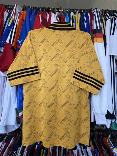 LIVERPOOL 1994 1996 THIRD FOOTBAL SHIRT SOCCER JERSEY ADIDAS sz 40-42 MEN YELLOW - Picture 2 of 12
