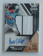 Casey Gillaspie 2017 Elite Extra Edition Future Threads Silhouettes AUTOGRAPH/99