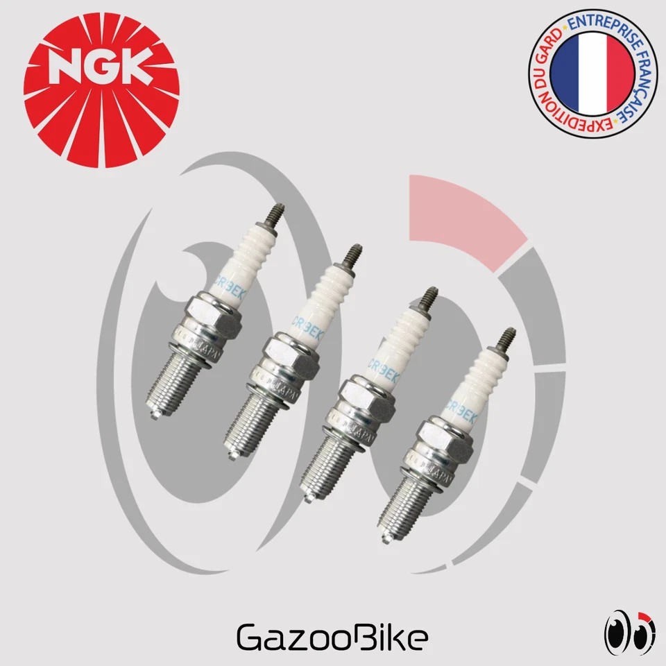4x Bougies NGK CR9EK (4548) YAMAHA FZ6 600 S Fazer de 2004 à 2008 - Photo 2/2
