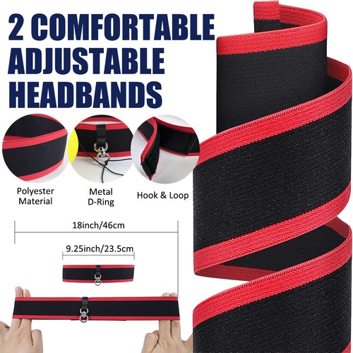 4 React Boxing Reflex Ball w/Adjustable Headband Punching Bag Training Equipment - Picture 5 of 10