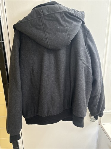 COOGI AUSTRALIA WOOL POLYESTER BLEND GRAY PUFFER JACKET MENS 2XL W HOOD - Picture 15 of 22