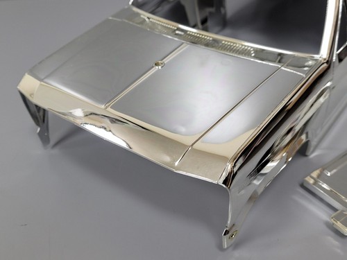 "One of a Kind" Tamiya 1/10 Blackfoot R/C Ford F-150 Chrome Plated Plastic Body - Picture 3 of 22