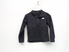 THE NORTH FACE YOUTH FLEECE PULL OVER JACKET 1/4 ZIP SIZE XS/TP 6 BLACK