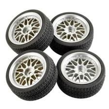 1/10 Onroad Rc Wheel Rubber Tires for Kyosho Fazer Redcat Lighting Lrp Blast Tc