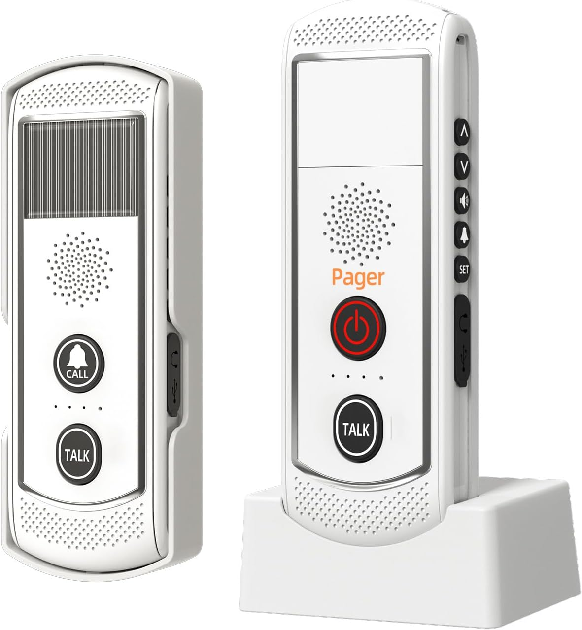 Solar-Powered Wireless Doorbell Intercom with Two-Way Communication-image