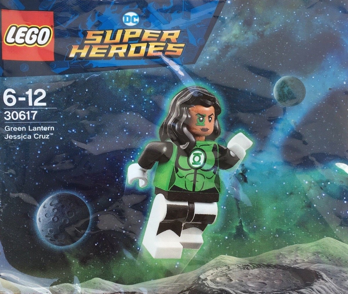 LEGO Green Lantern Jessica Cruz minifigure Set #30617 - 4 Pieces