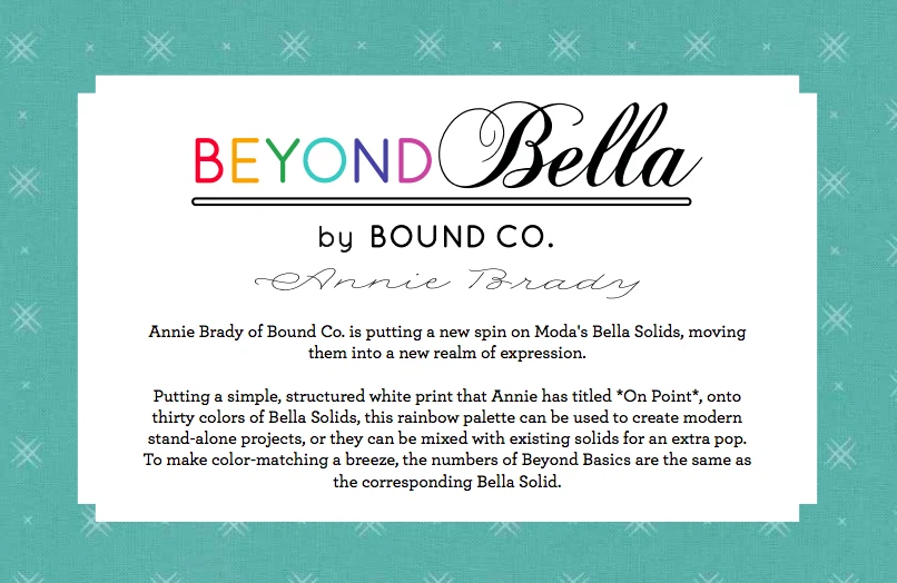 Moda BEYOND BELLA Annie Brady JELLY ROLL 40 2 1/2" Fabric Strips Quilting - Image 3 of 4