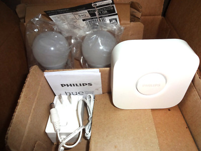 Philips/Blanche  White Smart Starter Kit 2 Bulbs A19 9W 840 Lumens