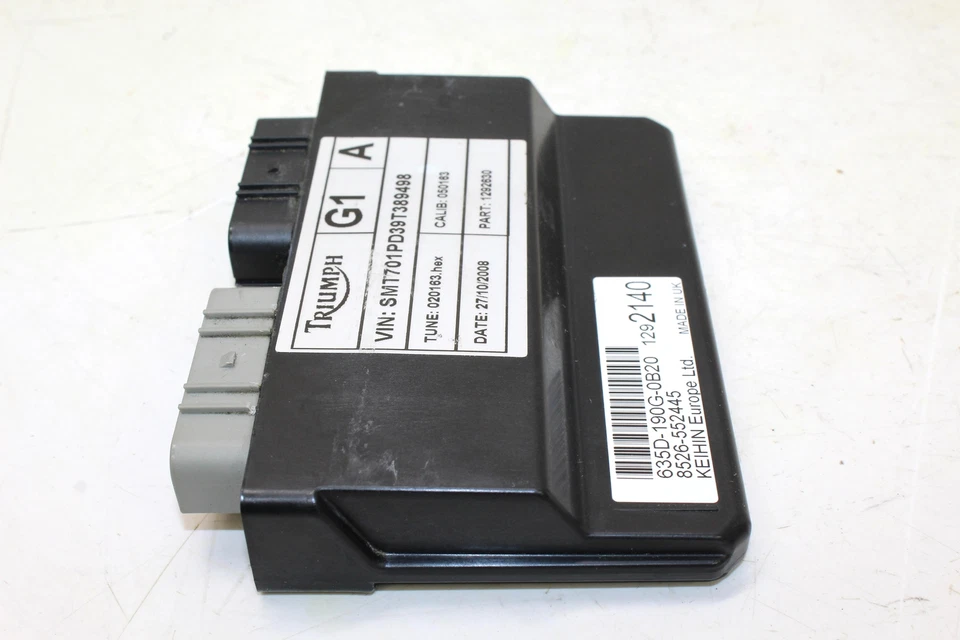 Unidad informática Triumph Tiger Ecu 2009 caja negra Ecm Cdi 635D-190G-0B20 Foto 2 de 4