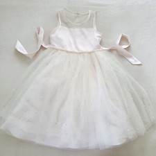 American Princess formal dress pearls kids 10