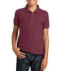 JustBlanks Youth Short Sleeve Pique Polo Shirt - JBY100
