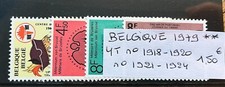 TIMBRES BELGIQUE 1979 YT N° 1918 - 1920 - 1921 ET 1924 NEUFS ** MNH