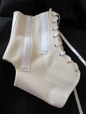 Orthopedic Systems Inc. XL Canvas Ankle Brace Lace-Up Metal Stabilizers NEW