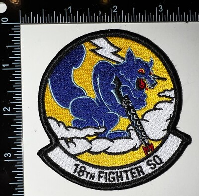 USAF 18th Fighter Squadron Patch